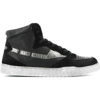guess fm4b12 lea12 sneakers man mens shoes high top trainers in black