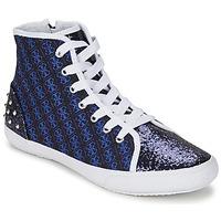 Guess K LORAYNE HI women\'s Shoes (High-top Trainers) in blue