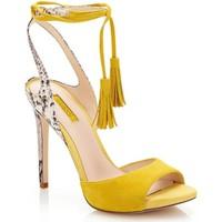 guess flaee1 sue03 high heeled sandals women yellow womens sandals in  ...