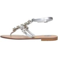 guess flles2 fab21 flip flops womens flip flops sandals shoes in silve ...