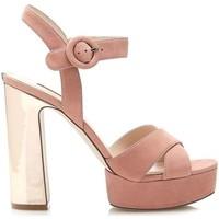 guess flliy1 sue03 high heeled sandals women pink womens sandals in pi ...