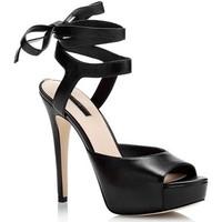 guess flkas1 lea07 high heeled sandals women black womens sandals in b ...