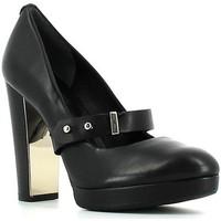 guess fl4kls lea08 decollet women womens court shoes in black