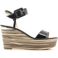 guess fldy22 paf03 wedge sandals women womens sandals in black