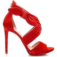 guess flazl2 sue03 high heeled sandals women red womens sandals in red