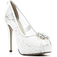 guess flhot1 lac07 decollet women womens court shoes in white