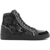guess flgrc1 ele12 sneakers women womens shoes high top trainers in bl ...