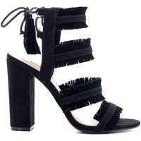 guess fleco1 sue03 high heeled sandals women black womens sandals in b ...