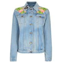 GUCCI Embroidered Stone Denim Jacket