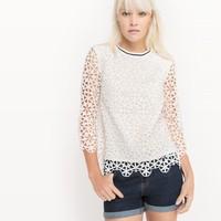 Guipure Lace Blouse