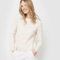 Guipure Lace Blouse