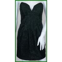 Guess - Size XS - Black Lacy - Sleeveless Mini Dress