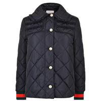 gucci quilted ribbon bomber jacket