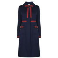 GUCCI Bow Detail Wool Coat