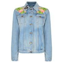 GUCCI Embroidered Stone Denim Jacket