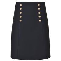 GUCCI Pearl Button Wool Silk Skirt