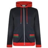 GUCCI Web Trim Hooded Track Jacket