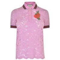 GUCCI Embroidered Lace Top