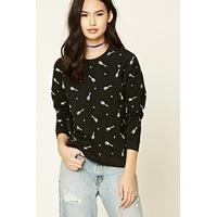 Guitar Print Sweatshirt