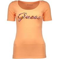 Guess GR_63852 women\'s Vest top in orange