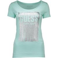 Guess GR_63858 women\'s Vest top in blue