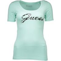 Guess GR_63849 women\'s Vest top in blue