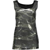 guess gr 62533 womens vest top in green