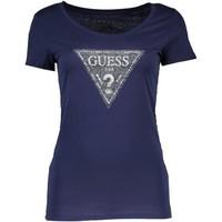 Guess GR_72734 women\'s Vest top in blue