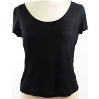 Gucci Size 10 Black Almost Sheer T Shirt