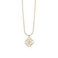 Guess 4 You Necklace Yellow Gold Plated