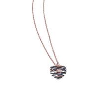 Guess Wrapped With Love B Necklace Rose Gold Plated