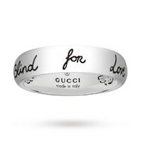 Gucci Exclusive Blind For Love 5mm Ring - Large