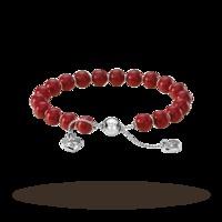 gucci san valentino silver red boule bracelet