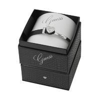 guess rhodium plated colour chic bangle