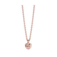 Guess Wrapped With Love Necklace Rose Gold Plated