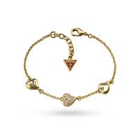 Guess Triple Heart Gold Plated Bracelet