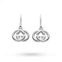 Gucci Britt Silver Drop Earrings