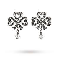 Gucci Bow Motife Pearl Earrings