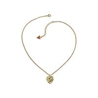 Guess All Mixed Up Gold Plated Heart Pendant