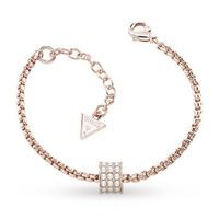 Guess G Rounds Bracelet Rose Gold Plated