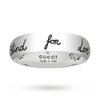 Gucci Exclusive Blind For Love 5mm Ring - Medium