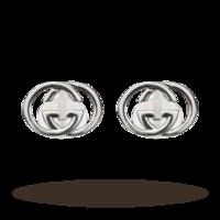 gucci britt silver double g cufflinks