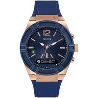GUESS CONNECT Unisex Bluetooth Blue & Rose Gold Smart Watch