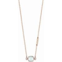GUESS Ladies Rose Gold Plated Cote D Azur Necklace