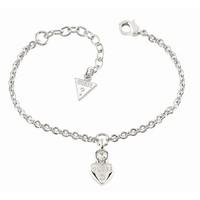 GUESS Ladies Rhodium Plated Guessy Bracelet