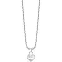 GUESS Ladies PVD Silver Plated All about Shine Necklace
