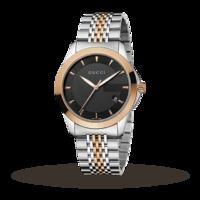 gucci ya126410 timeless bi colour gents watch