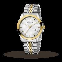 gucci ya126409 timeless bi colour gents watch