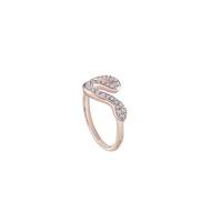 guess rose gold plated serpent ring