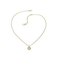 guess gold plated mini heart pendent necklace